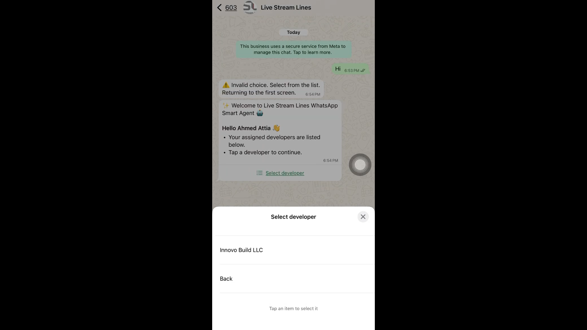 WhatsApp progress images