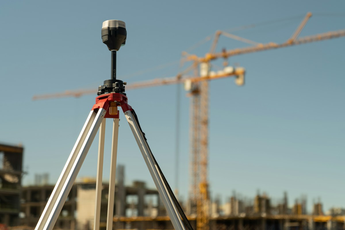 A construction camera overlooking an active project site